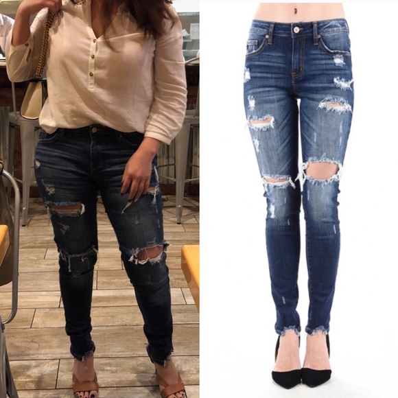 HAYDEN Distressed Skinnies - Picture 4 of 6